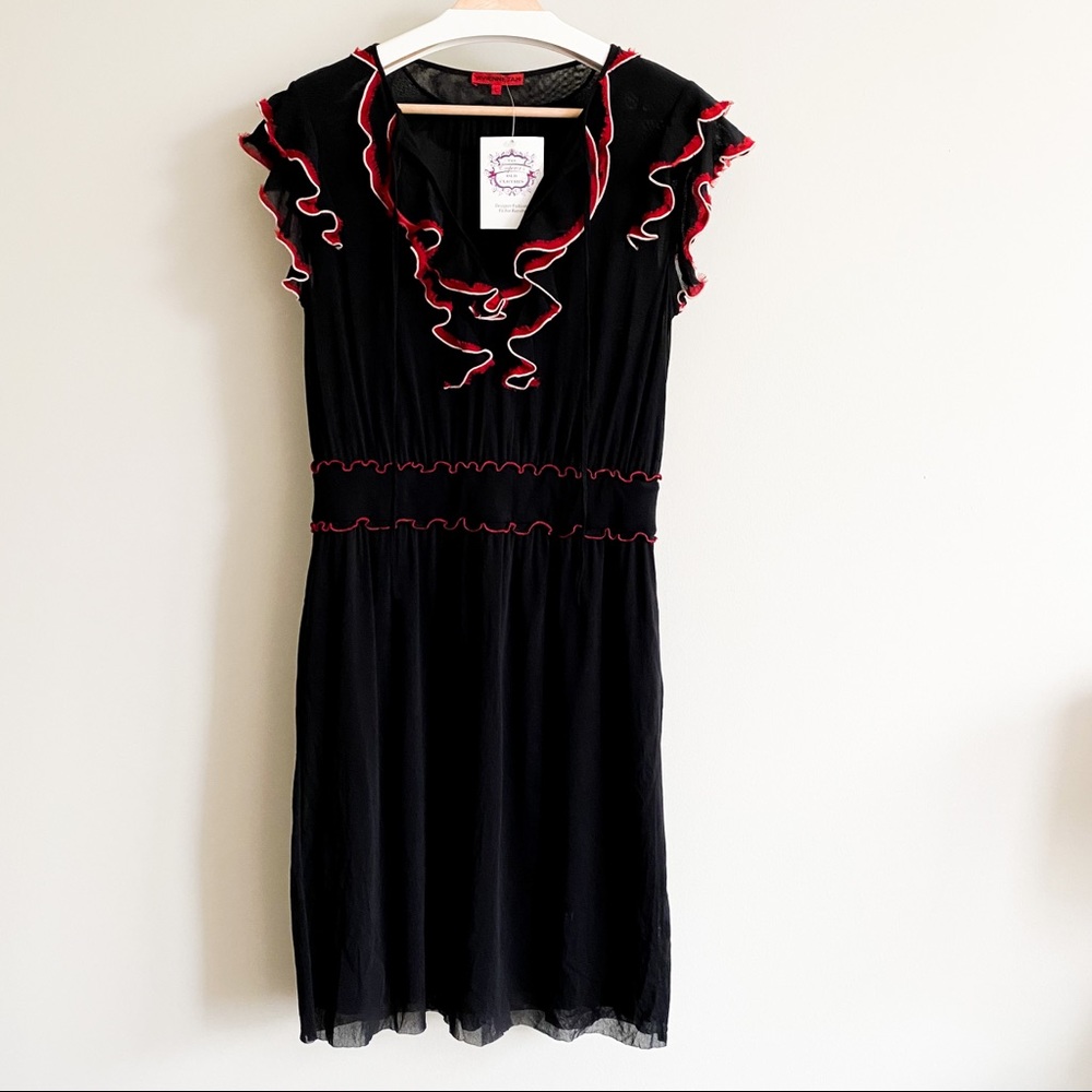NEW Vivienne Tam The Emperor’s Old Clothes Black and Red Dress Large